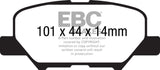 EBC 13+ Mitsubishi Outlander 2.4 FWD Extra Duty Rear Brake Pads
