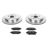 Power Stop 08-14 Cadillac CTS Rear Z23 Evolution Sport Brake Kit