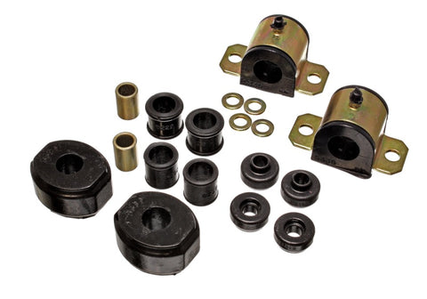 Energy Suspension 72-93 Dodge D100/200/300/Ramcharger 2WD Black 15/16in Front Sway Bar Bushings
