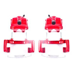 Power Stop 01-05 BMW 320i Front Red Calipers w/Brackets - Pair