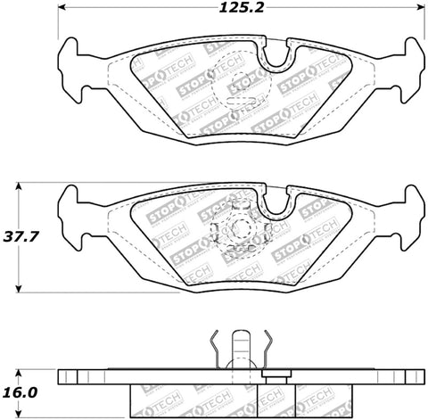 StopTech Street Touring Brake Pads