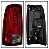 Spyder Chevy Silverado 1500/2500 99-02 Version 2 LED Tail Lights - Red Smoke ALT-YD-CS99V2-LED-RS