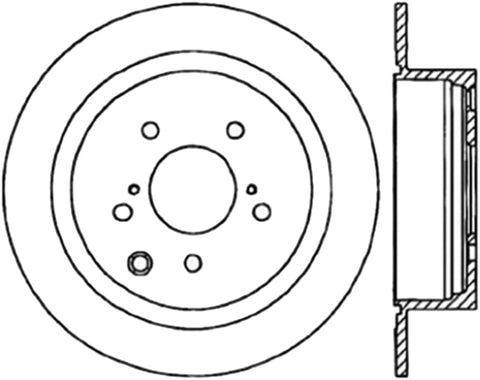 StopTech Cryo Slotted Sport Brake Rotor