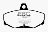 EBC 96-00 Ac Ace 5.0 Redstuff Rear Brake Pads