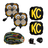 KC HiLiTES FLEX ERA 4 2-Light System - 80W Combo Beam