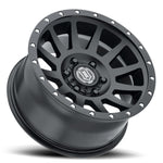 ICON Compression 17x8.5 6x5.5 25mm Offset 5.75in BS 93.1mm Bore Satin Black Wheel