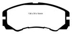 EBC 96-98 Acura SLX 3.2 Greenstuff Front Brake Pads