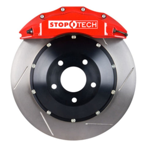 StopTech 05-08 Audi A4/00-04 A6 Front BBK w/ Red ST-60 Calipers Slotted 355x32 Rotors
