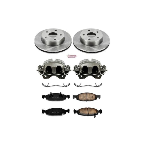 Power Stop 99-02 Jeep Grand Cherokee Autospecialty Kit w/ Calipers - Front