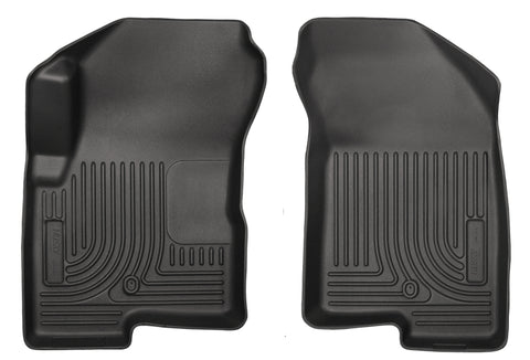 Husky Liners 07-12 Dodge Caliber / 07-12 Jeep Compass WeatherBeater Front Row Black Floor Liners