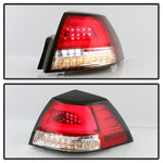 Spyder Pontiac G8 08-09 Version 2 Light Bar LED Tail Lights - Red Clear- ALT-YD-PG808V2-LB-RC