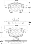 StopTech Street Touring 07-09 Mazda 3 Front Brake Pads