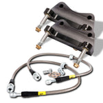 StopTech 05-09 Chrysler 300/300C 2WD Black ST-40 Caliper Slotted 355x32 Rotor Rear BBK