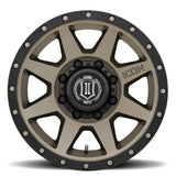 ICON Rebound HD 18x9 8x6.5 12mm Offset 5.5in BS 121.4mm Bore Bronze Wheel