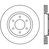 StopTech Power Slot 08-09 Infiniti QX4/QX56 / 07-09 Nissan Armada Left Front Slotted Cryo Rotor