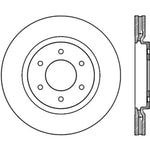 StopTech Power Slot 08-09 Infiniti QX4/QX56 / 07-09 Nissan Armada Right Front Slotted Cryo Rotor