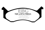 EBC 96-97 Dodge Ram Van B1500 Greenstuff Front Brake Pads