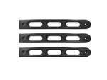 DV8 Offroad 2007-2018 Jeep JK Black Slot Style Door Handle Inserts - Set Of 3