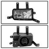 Spyder Chevy Suburban Tahoe 2015-17 OEM Fog Lights W/Chrm trim Cover and Switch Clear FL-CTAH15-C