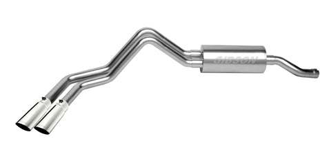 Gibson 14-18 Chevrolet Silverado 1500 LT 5.3L 3in/2.25in Cat-Back Dual Sport Exhaust - Stainless