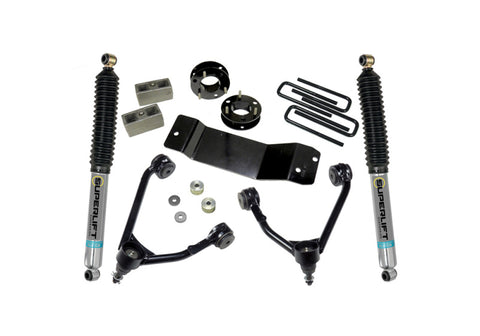 Superlift 07-16 Chevy Silv 1500 4WD 3.5in Lift Kit w/ Cast Steel Control Arms & Bilstein Rear Shocks