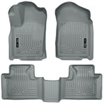 Husky Liners 11-13 Dodge Durango / 11-13 Jeep Grand Cherokee WeatherBeater Combo Grey Floor Liners