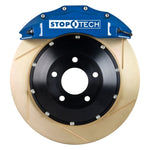 StopTech BBK 14-15 BMW M3 / M4 Front Blue ST-60 Calipers 380x32 Zinc Slotted Rotors
