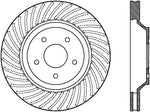 StopTech Chevy Corvette w/ Heavy Duty Suspenstion Front Left Cryo Slotted Sport Brake Rotor