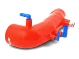 AVO Silicone Turbo Inlet Pipe 3in Outlet - 06-14 Subaru WRX / 2004+ Subaru STI - Red