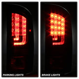 Spyder Dodge Ram 07-08 1500 Version 2 LED Tail Lights - Black ALT-YD-DRAM06V2-LED-BK