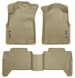 Husky Liners 05-13 Toyota Tacoma WeatherBeater Combo Tan Floor Liners