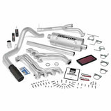 Banks Power 93-97 Ford 460 Ext/Crew E4OD PowerPack System - SS Single Exhaust w/ Black Tip