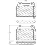 StopTech Street Touring 08+ Mitsubishi Evolution X Rear Brake Pads