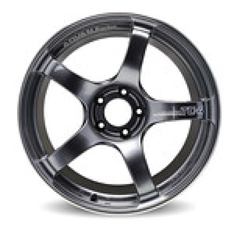 Advan TC4 17x9 +63 5x114.3 Racing Black Gunmetallic and Ring Wheel
