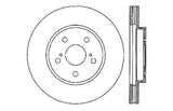 StopTech 02 Lexus ES250/300/330/350/06-12 IS250/300/350 Drilled Cryo Left Front Rotor