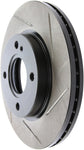 StopTech 2011-2013 Ford Fiesta 1.6L Slotted Left Front Rotor