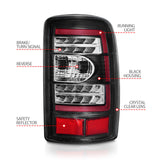 ANZO 2000-2006 Chevrolet Tahoe LED Tail Lights