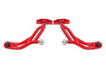 BMR 10-14 Ford Mustang Adj. Lower A-Arms w/ Delrin/Rod End / 19mm Tall Ball Joint - Red