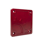 BuiltRight Industries 2020 Jeep Gladiator Bed Plug Plate Cover (Alum) - Red