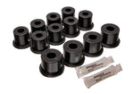 Energy Suspension 80-86 Nissan 720 & Hardbody Pickup 2WD Black Rear Leaf Spring Bushing Set