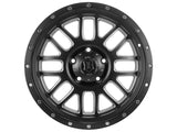 ICON Alpha 20x9 5x150 16mm Offset 5.625in BS 110.1mm Bore Satin Black/Milled Windows Wheel