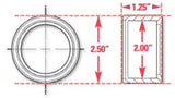 SPC Performance Weld-In Ring Kit 2.00 in. ID