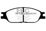 EBC 99-00 Ford Windstar 3.0 Greenstuff Front Brake Pads