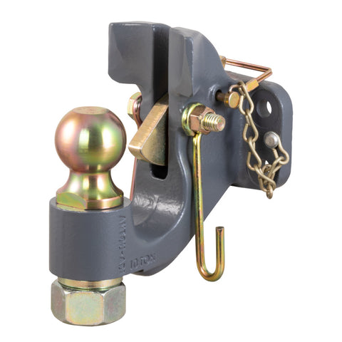 Curt SecureLatch Ball & Pintle Hitch Combination (2in Ball 20000lbs)