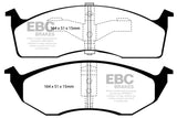 EBC 95-97 Chrysler Concorde 3.3 Orangestuff Front Brake Pads