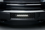 Putco 11-14 Ford F-150 - EcoBoost Bumper Grille Insert - Black SS Diamond w/ 10in Luminix Light Bar