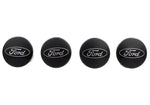 Ford Racing Car Black and Chrome Wheel Cap