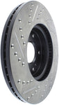 StopTech 09-10 Acura TSX/ 08-10 Honda Accord Coupe Left Front Slotted & Drilled Rotor