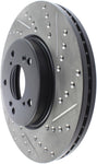StopTech 09-10 Acura TSX/ 08-10 Honda Accord Coupe Left Front Slotted & Drilled Rotor