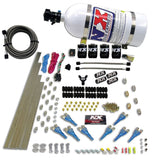 Nitrous Express 8 Cyl Shark Direct Port 4 Solenoids Nitrous Kit (200-600HP) w/10lb Bottle